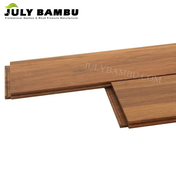 14 mm Click Lock Carbonized Strand Woven Bamboo Flooring Indoor Used Bamboo Wood Flooring Price photo-4