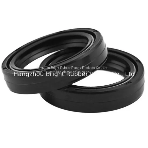 High Quality IATF16949 Custom Black 70 Shore A NBR FKM Framework Rubber Oil Seal photo-3