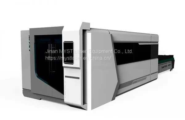Full Cover Fiber Laser Metal Cutting Machine With Exchange Table MTF3015G photo-3