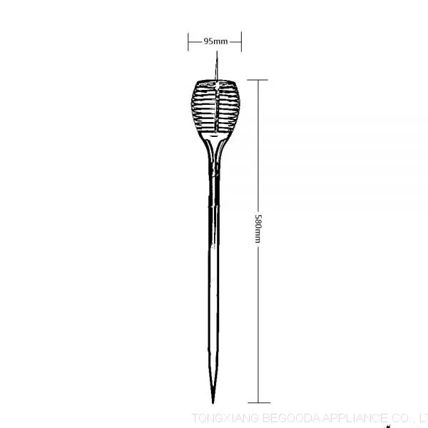 Solar Flame Lamp,Waterproof Outdoor Landscape Decoration Lighting,hanging Light photo-3