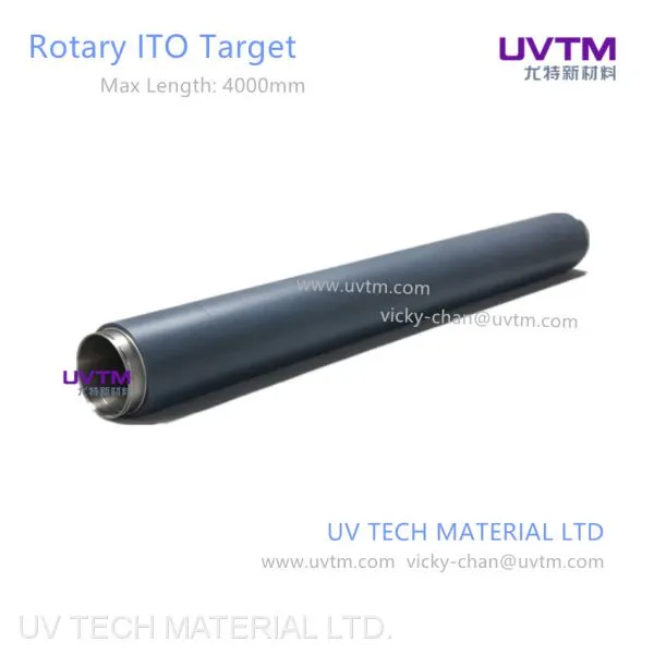 ITO Target 90:10 95:5 99.99 4N High Purity Rotary Bonding ITO Sputtering Target With Backing Tube Manufacturer Factory Price