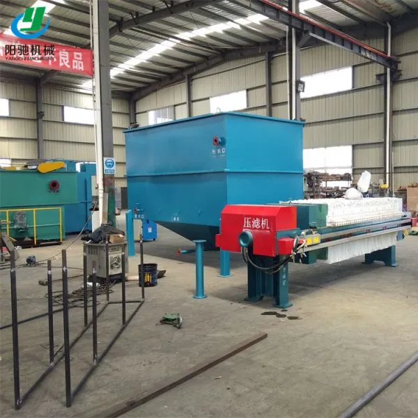 Food and beverage processing wastewater treatment equipment sludge filter press plate frame filter press