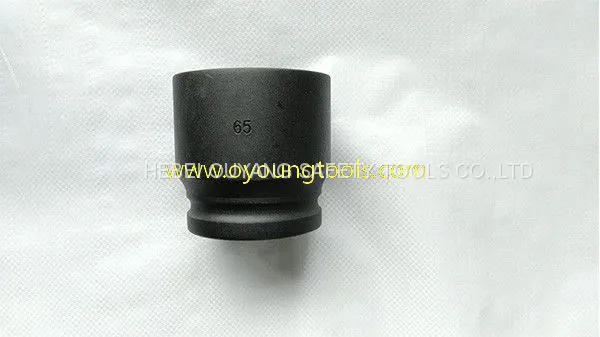 40 Chrome Vanadium Steel Tools Socket Impact Black Finished Corrosion Resistant 45mm photo-4