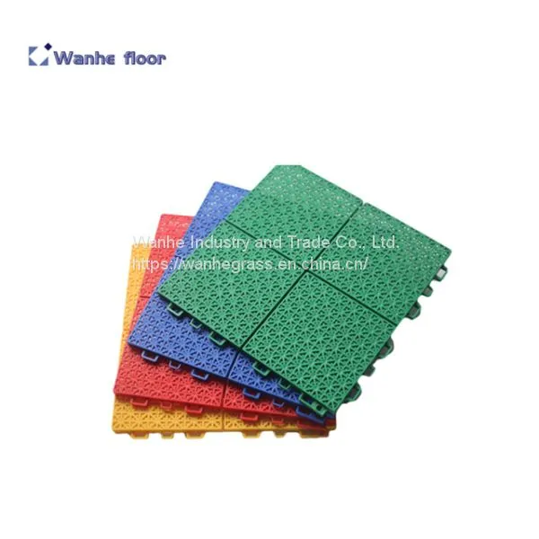Intelligent PP Interlocking Portable Basketball Sport Court Material Plastic Tiles Temporary Basketball Flooring Outdoor