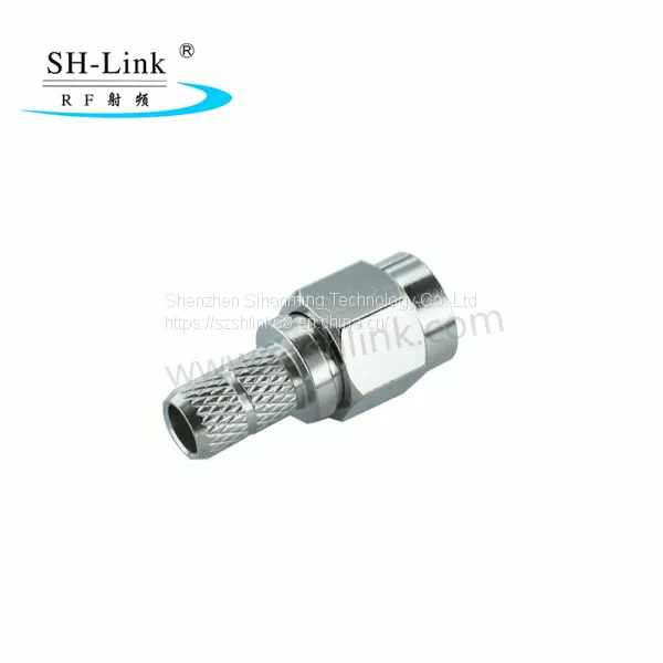 SMA Male Crimp Solder Connector for RG58 LMR-195 RG142 Cable photo-3