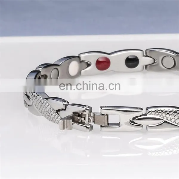 Positive Energy Balance Jewelry Blood Pressure Japanese Magnetic Bracelet photo-5