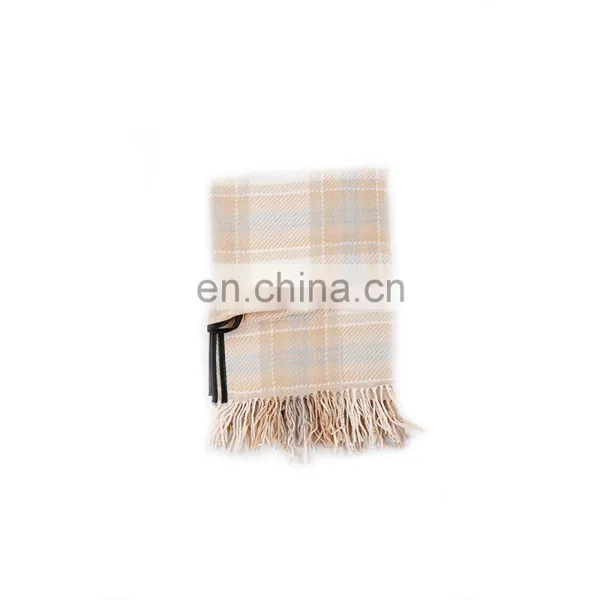 100% Acrylic Khaki Women Scarf Cappa photo-4