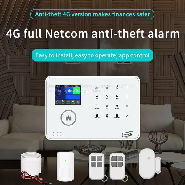 Smart Life App Control GSM Wireless Connection Alarm System Kit WiFi Alarm System RFID GPRS Alarm System 2021 photo-3
