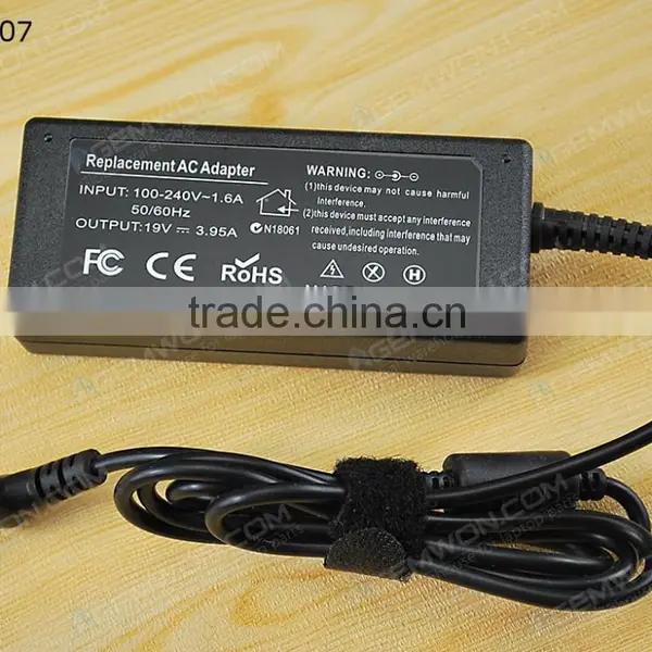 High Copy Laptop AC Power Adapter for HP 19V 3.95A 5.5*2.5mm 75W photo-2