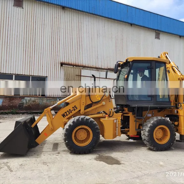 Factory Supply Professional Road Construction Heavy Duty Chinese Multifunction 2.5 Ton Backhoe Loader photo-3