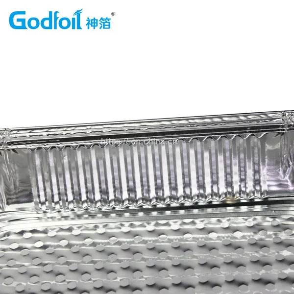 Rectanglar Aluminum Foil Container Wrinkle Wall Container photo-5