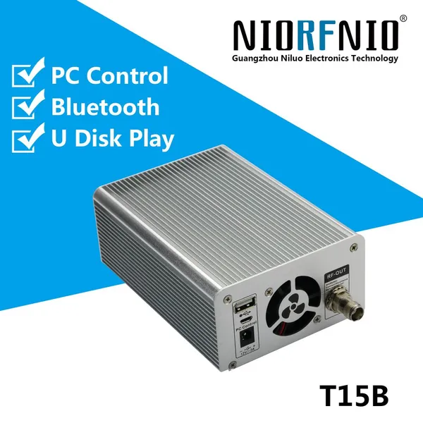NIO-T15B Desktop FM Tuning Broadcast, High-Quality Audio, Bluetooth PC Control, USB photo-3
