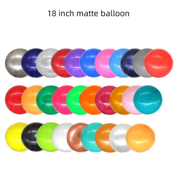 Low Price 16 Inch Party Decoration Helium Metallic Ballon Red White Green Pink Orange Colors 18inch Latex Balloons photo-3