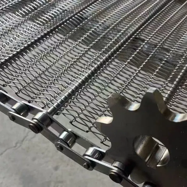 Longen Welded Edge Knitted Wire Mesh Conveyor Belt Stainless Steel Heat Resistant Corrosion Resistant CE Certified Customizable photo-3