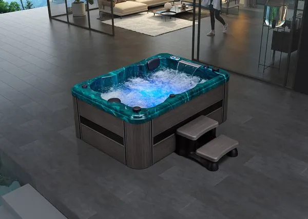 Multiple Person Rectangular Massage Bathtub Home-use Independent Massage Surfing photo-4