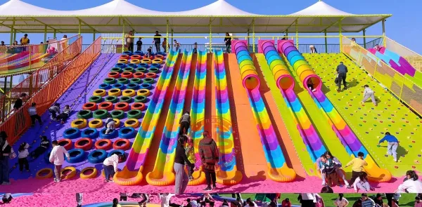 Amusement Park Ride Slide World Rianbow Slide photo-2