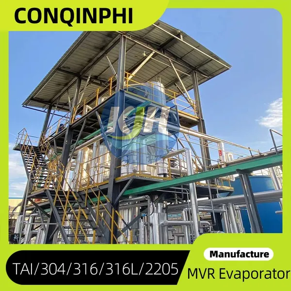 Customizable Double-effect MVR Evaporator for Specific Industrial Effluent Volume photo-2