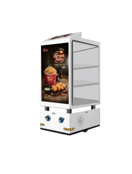 Aker 3-Layer Catering Food Delivery Robot With Advertising Screen photo-2
