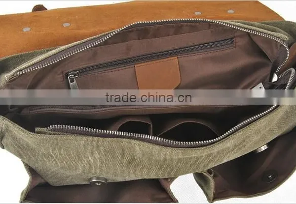 2015 Fashion Trolley Canvas Messenger Laptopbag photo-2