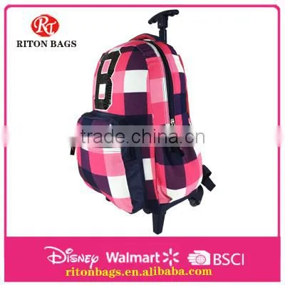 Amazing Design of Kids Trolley Bags With Wheels Trolley School Bag With Top Quality for Girls photo-2