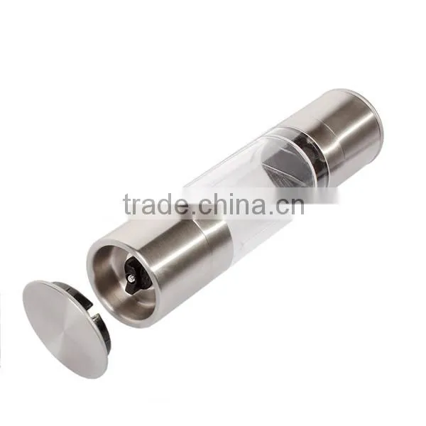 Salt & Pepper Grinder Set 2 in 1 Salt and Pepper Mill Set With Adjustable Ceramic Grinding Mechanism Quality Choice photo-3