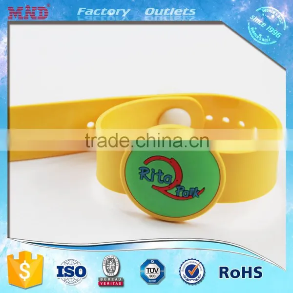 MDW02 Silicone Waterproof/Soft PVC 6 Colors RFID Wristband photo-6