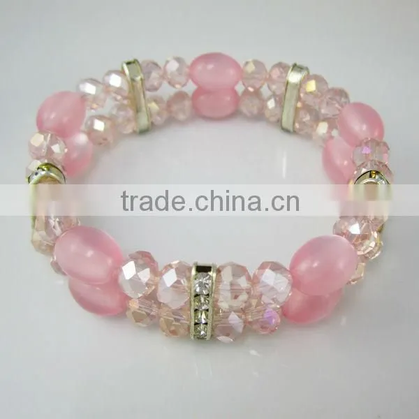 Pink Crystal Jewelry,crystal Bracelet