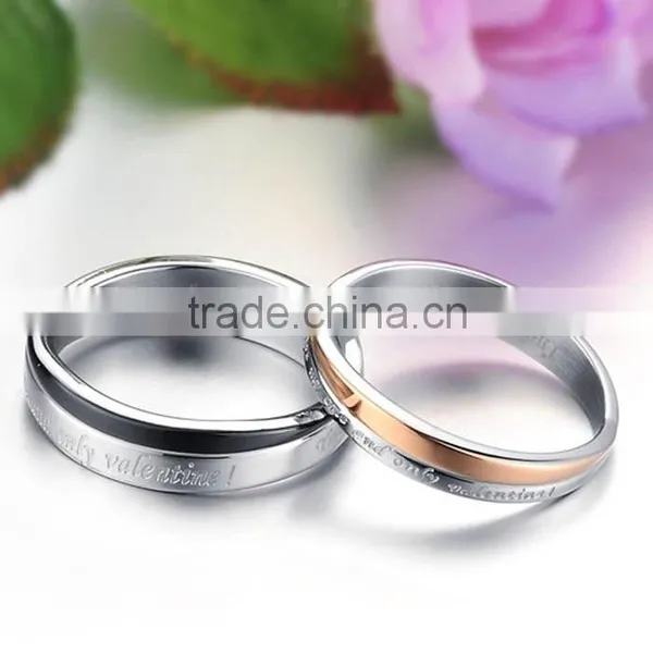 2015 Jewelry From China Titanium Jewellry Couple Jewelry Wedding Rings photo-5
