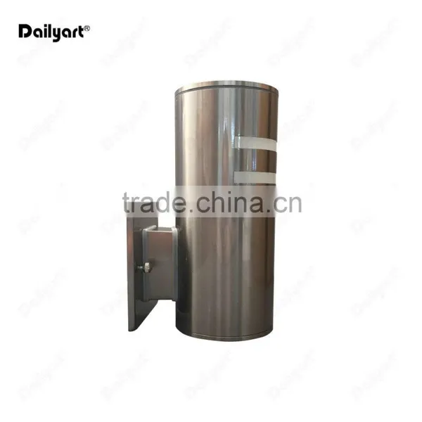 Modern Brushed Nickel Finish Waterproof Outdoor Wall Lamp photo-4