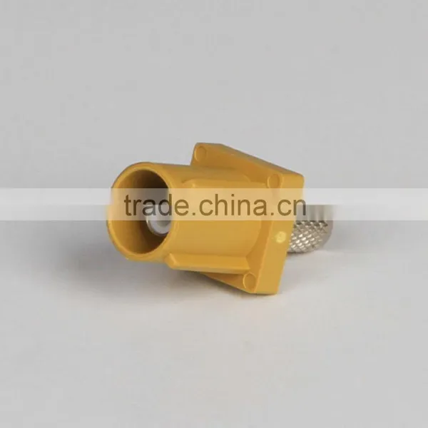 Fakra Crimp Jack Connector Curry Satellitic Radio With Fakra Male Connector for Rg174 Cable photo-2