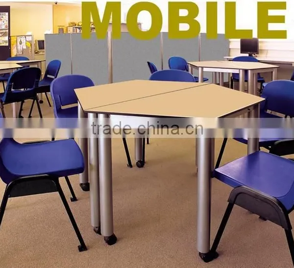 Library Table / Reading Table With Castors