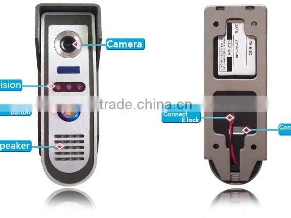 Lansidun Video Door Phone Intercom With Photos Recorder photo-3