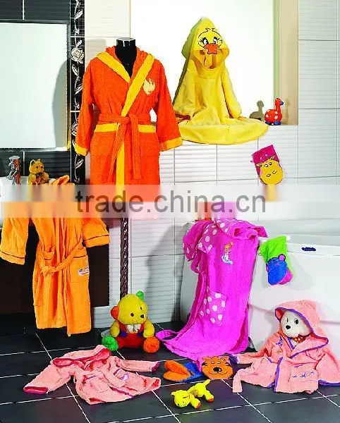 Luxury Combed Cotton Baby Bathrobes