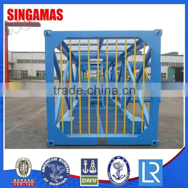 20ft Flat Rack Container Shipping Machinery photo-5