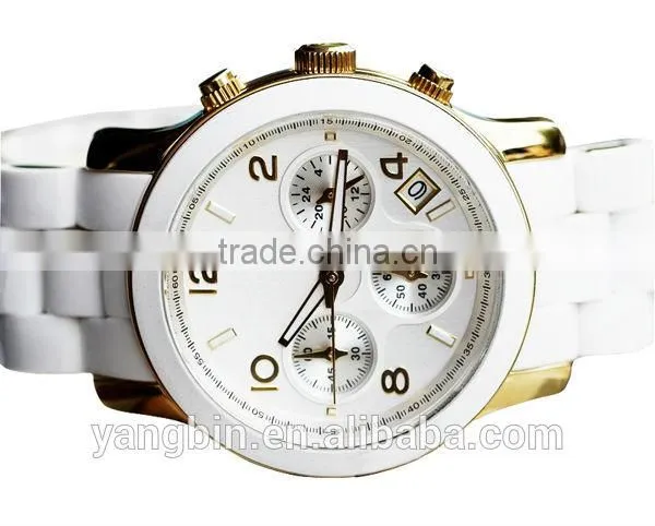 Silicon Band Luxury Comfortable Wear Lady Watch Made in China Factory photo-3