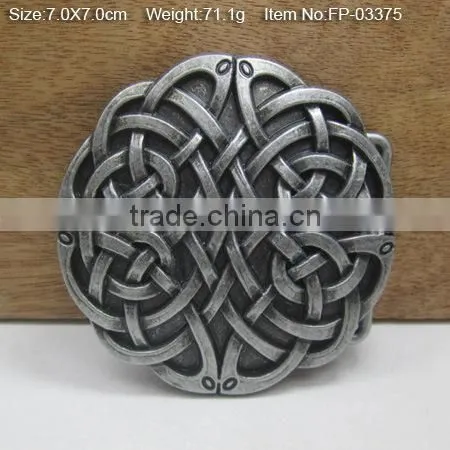 Popular Normal Good Quality Plate Two Joint Buckle for BeltCross Belt Buckle With Rhinestones photo-3