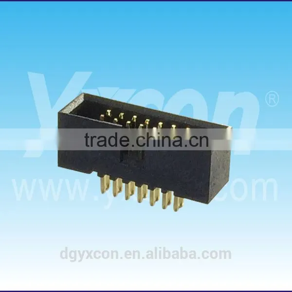 Pitch 1.27mm Double Row Straight Electrical Box Header Connector photo-2