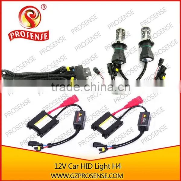 Prosense Super White 12V H4 Car HID Bulbs 6000K photo-3