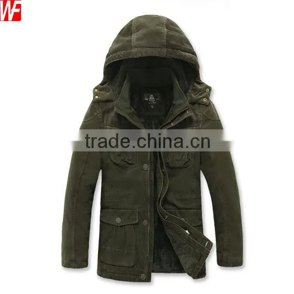 High Quality Mens Winter Jacket Coat Casual Cotton-padded Mens Coat photo-3