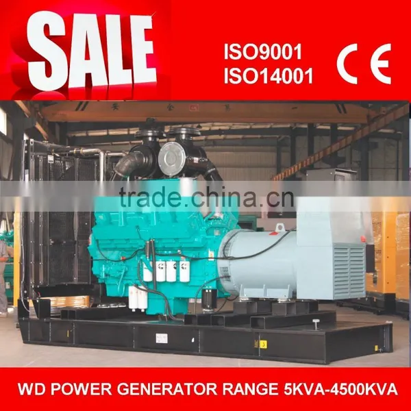 Open Type 500kw Diesel Engine Generator for Sale