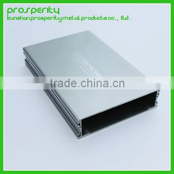 CNC milling silver anodize aluminum enclosures for electronics