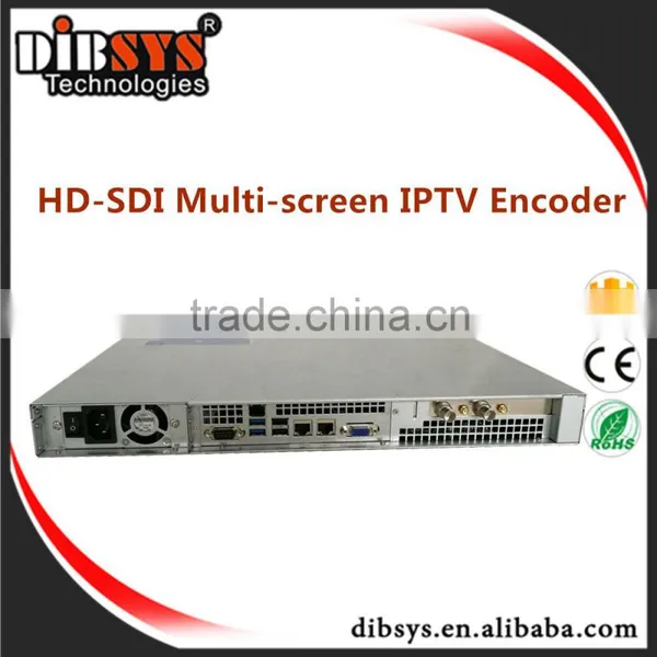 2/4Ch Superior Video Quality Multiscreen hd Sdi to Rtmp Encoder H.264 Iptv to Ethernet M3u8 Hls photo-2