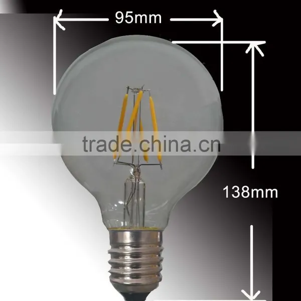 3 Years Warranty High Quality Dimmable 50000 Hours 12/10/8/6/4/2W /E14 E27 E12 E26 B22/ A19 A60 G45 C35 T25 CE LED Filament Bulb photo-5