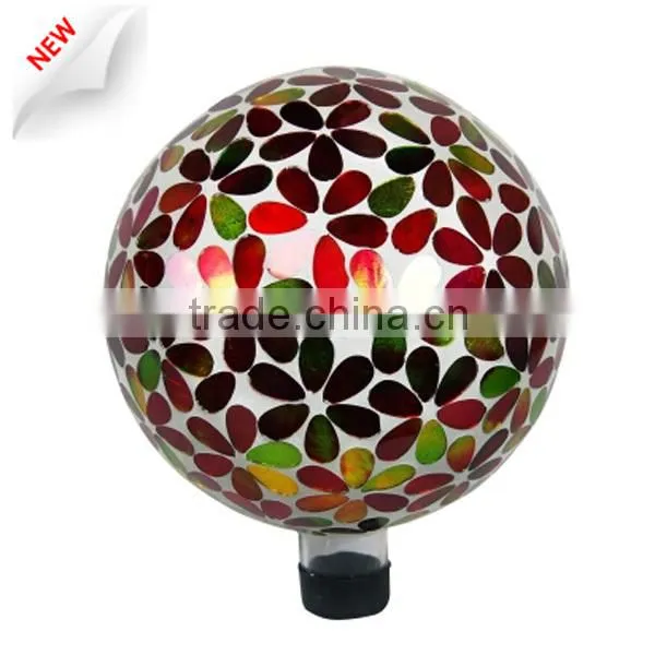 Garden Mosaic Open Glass Ball Pendant Lights photo-5