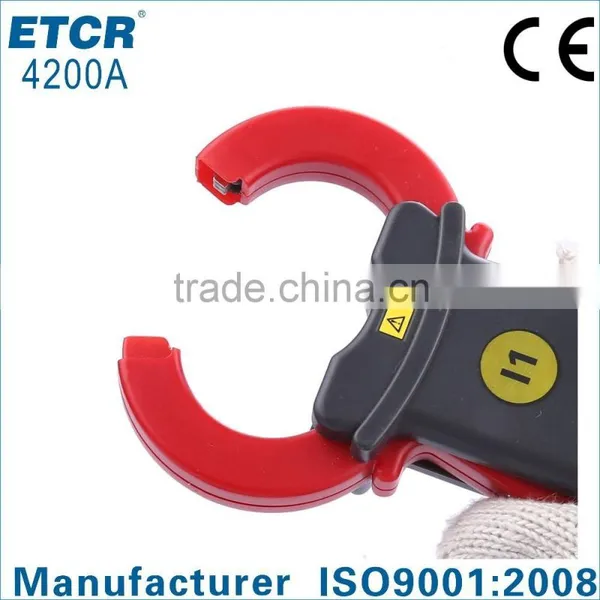 ISO CE ETCR4200A Intelligent Large Clamp Phase Volt-ampere Meter Voltmeter Lcd photo-5