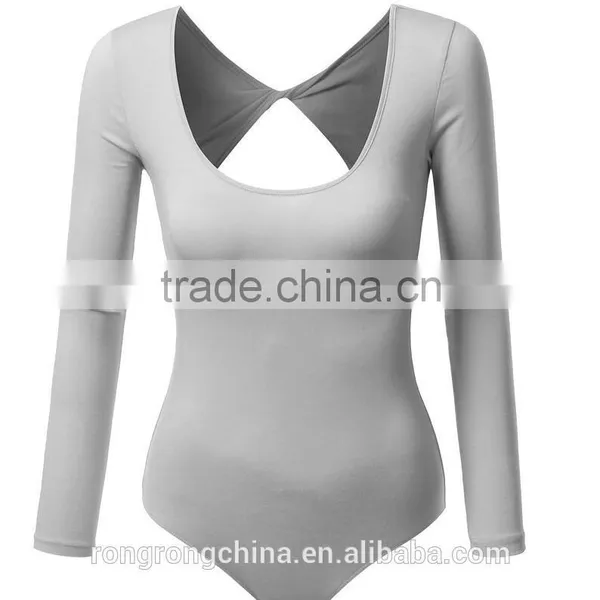 2016 News Sexy Women's Basic Solid Bodysuit Quality Choice photo-3