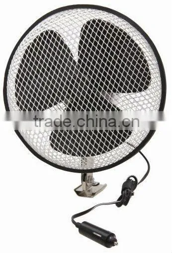 (WIN-108)DC 12V/24V 8inch Mesh Metal Car Fan