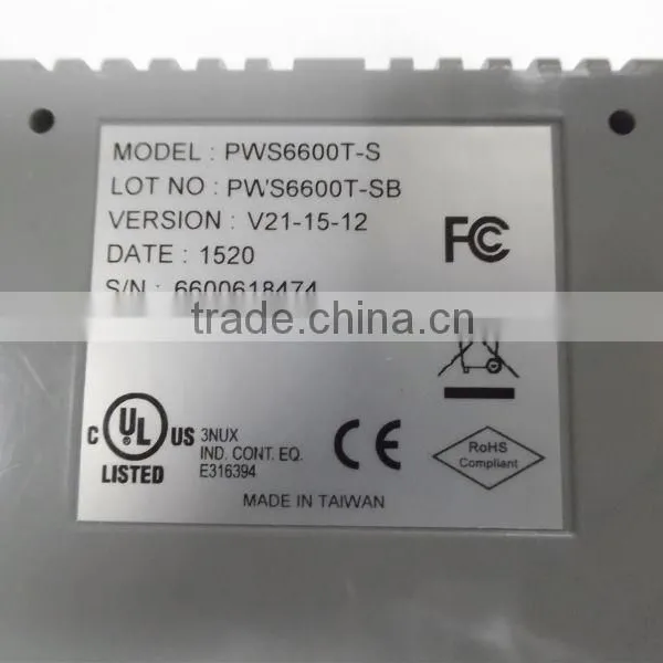 Hot PWS6600T-S 320*240 2COM China 5.7 Inch Hitech Beijer Hmi photo-4