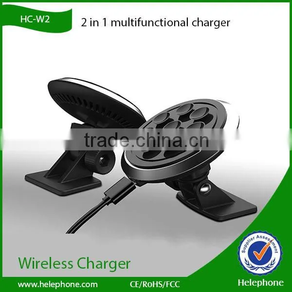 HC-W2 2 in 1 Multifunctional Charger New 2016 Universal Wireless Charger for Xiaomi Redmi Note 3 photo-2