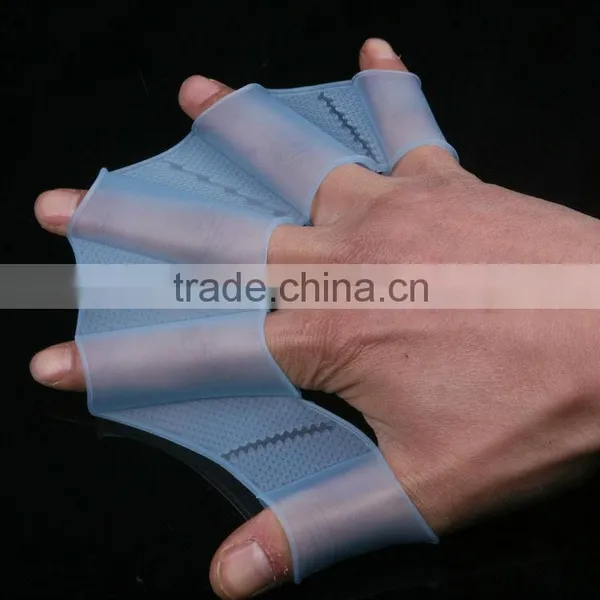 Silicone Palm Swimming Fins for Hands Silicone Swim Quicken Fins Sailor Webbed Palm Flying Fish Webbed Gloves Flippers